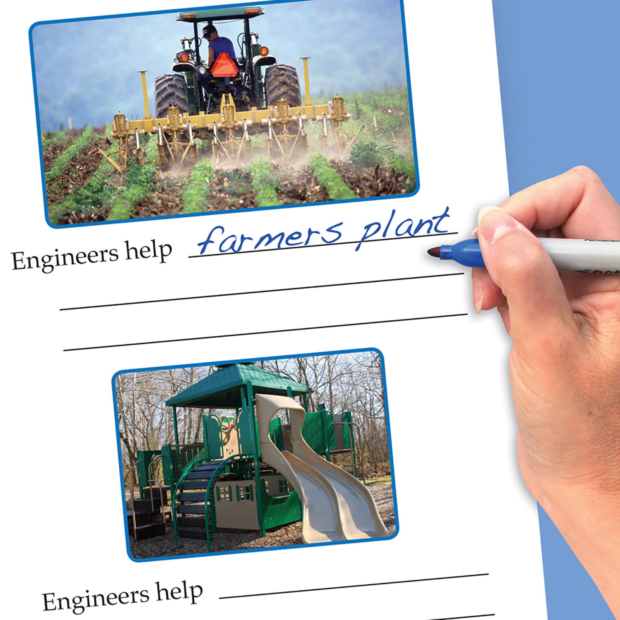 NewPath Learning® 12" x 18" STEM Engineering Design Process Flip Chart Set, Grades K-2